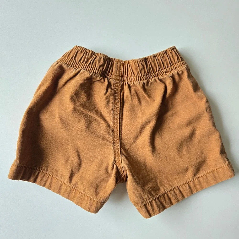 🌺 Carter's 2-Piece Button-Front Top & Canvas Short Set - Toddler Boy